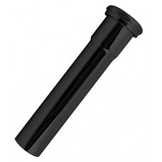 Westbrass D422-62 1 1/2-Inch Diameter  8-Inch Slip Joint Extension Tube (Powdercoated Black) - B07739PSK9